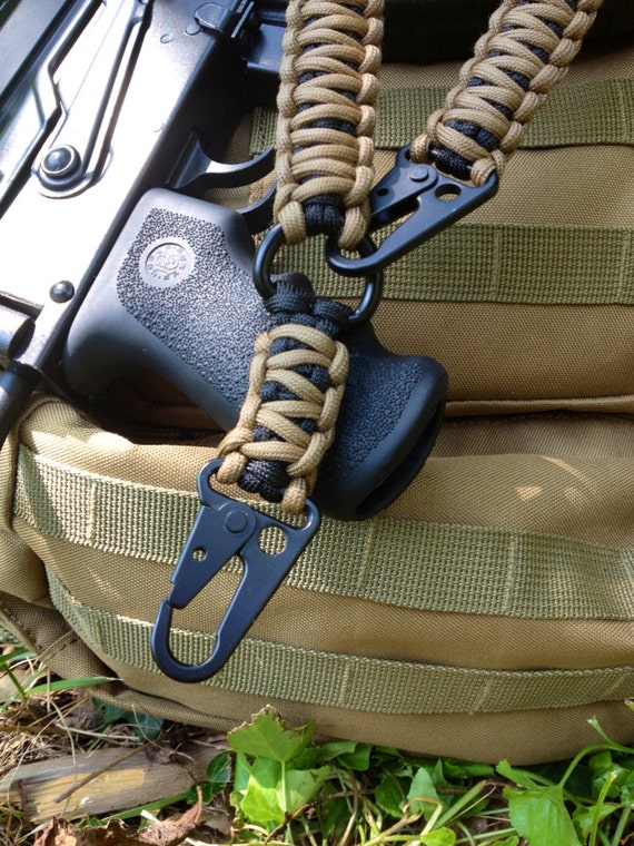 1 and 2 point 550 paracord Rifle slings by FlipsTactical550Gear