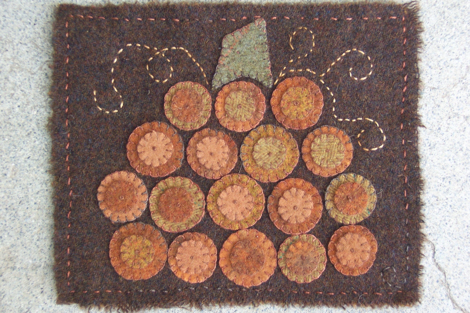 Wool Penny Pumpkin Fantastic way to bring by TheWoolenPenny