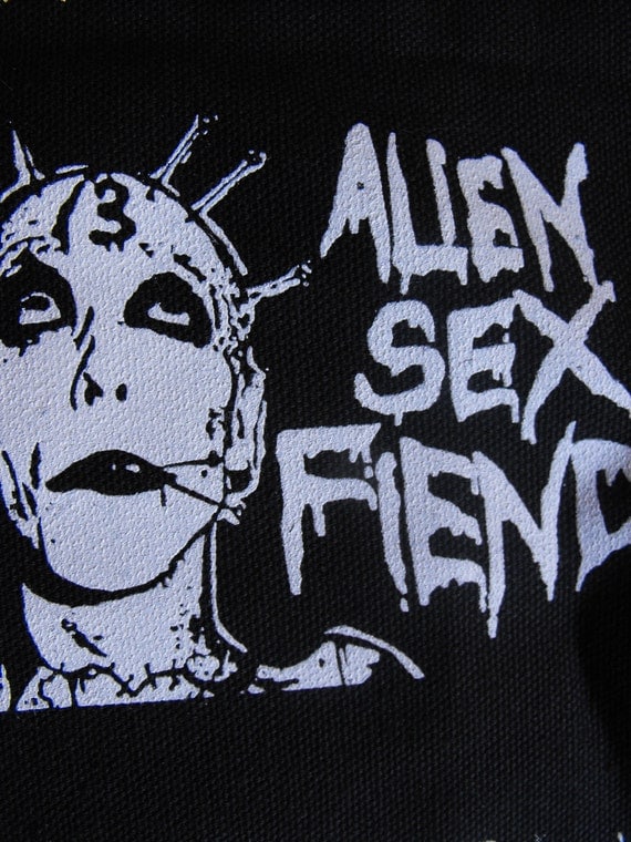 Alien Sex Fiend Patch Goth Gothic Industrial Punk Free