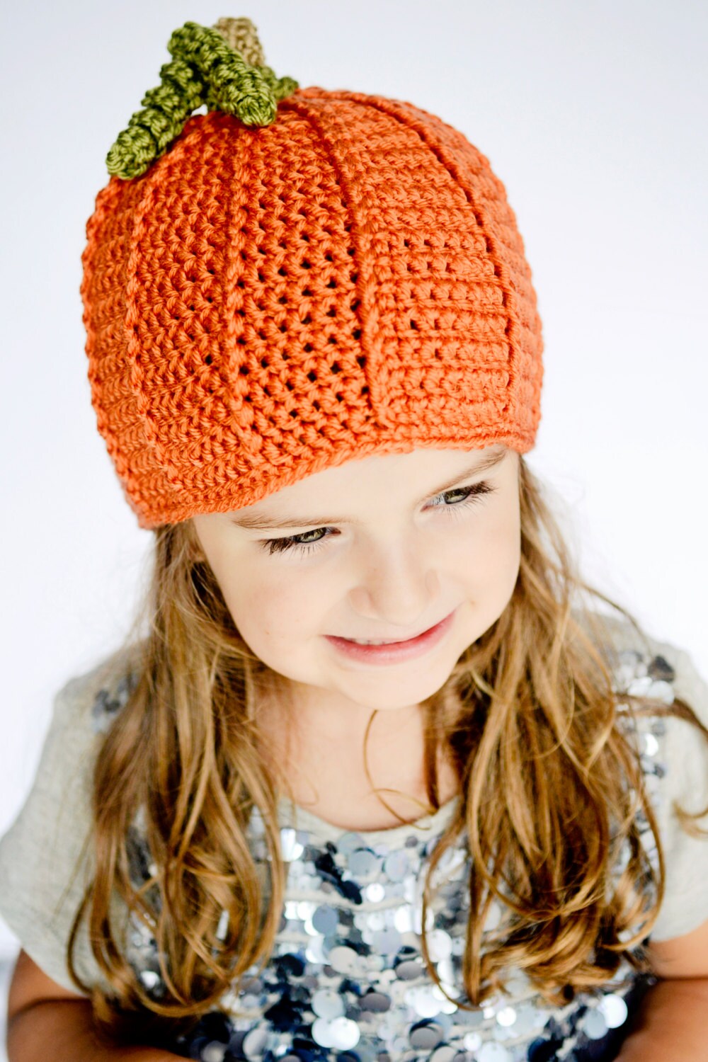 Crochet PATTERN Pumpkin Squash Gourd Hat Photography Prop