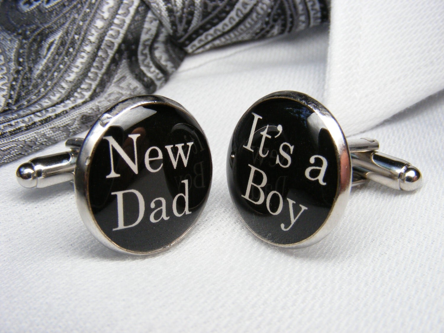 New Dad It's a Boy Cufflinks Mens Accessories Dad