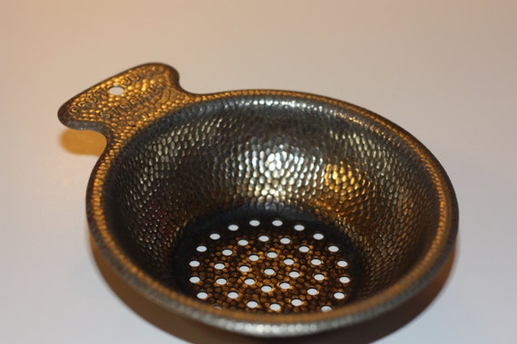 fruit metal juice Metal 1950s Handheld GetColorCrazy Fruit Juice Strainer by Can