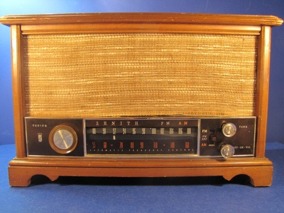 zenith am fm tube radio