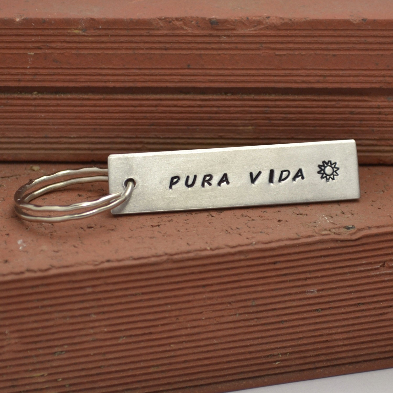 Pura Vida Keychain/ costa rica keychain/ souvenir keychain