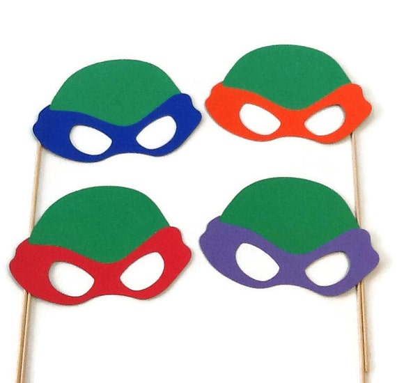 Teenage Mutant Ninja Turtles Set of 4 Photo Booth Props