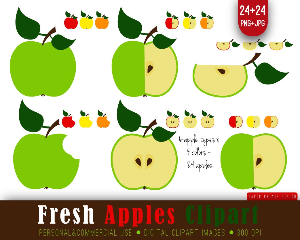 Fresh Apples Clip Art