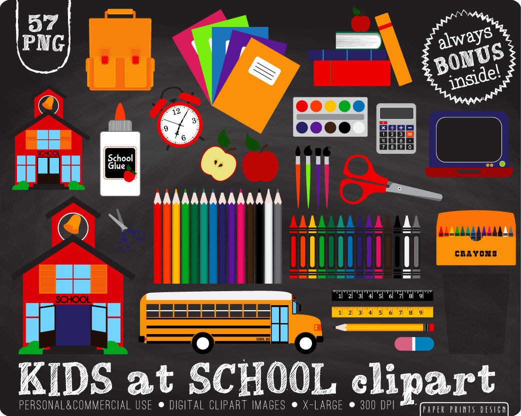 back to school with office clipart - photo #37