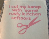 Items similar to Rusty Kitchen Scissors Miranda Lambert bodysuit/T