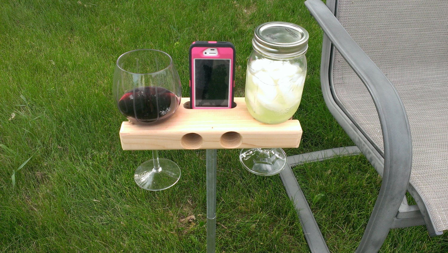 The Wine Dock perfect for a gift. Wine Glass by UniqueSolutionz