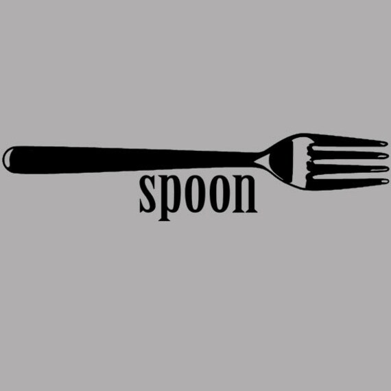 Spoon Fork Funny Joke Shirt S2XL by JaydizzleShirts on Etsy