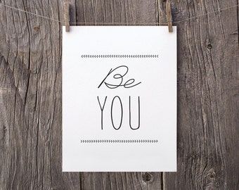 A3 Schwarzes Herzdruck schwarz und weiß minimalistischen