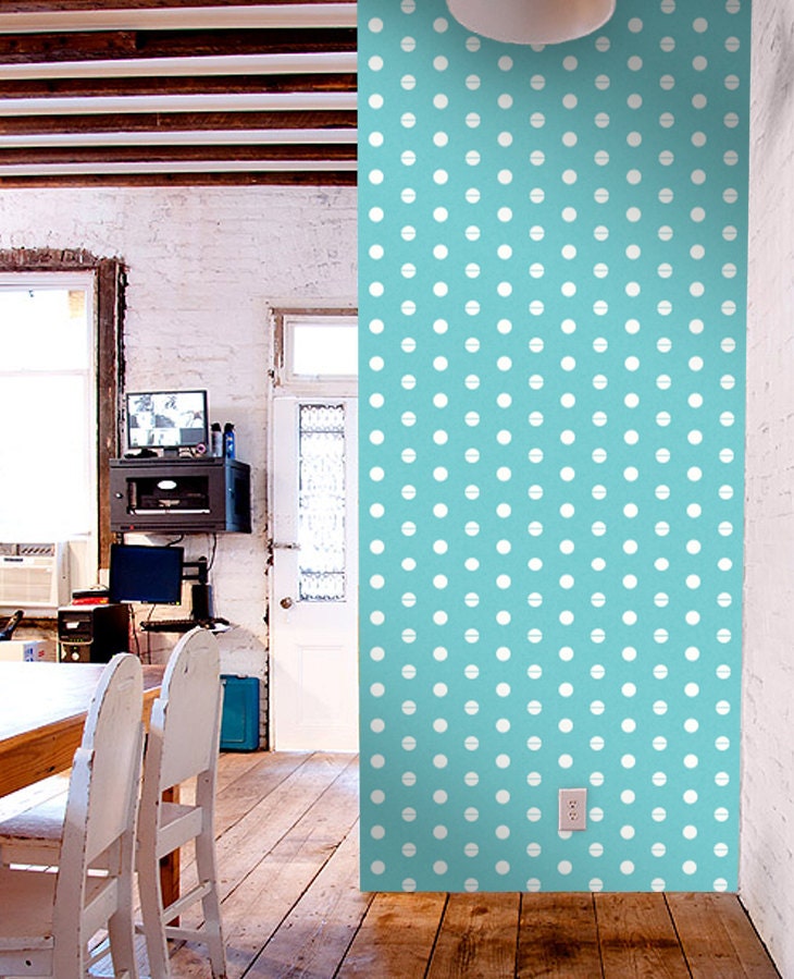 Polka dot selfadhesive modern vinyl Wallpaper wall sticker