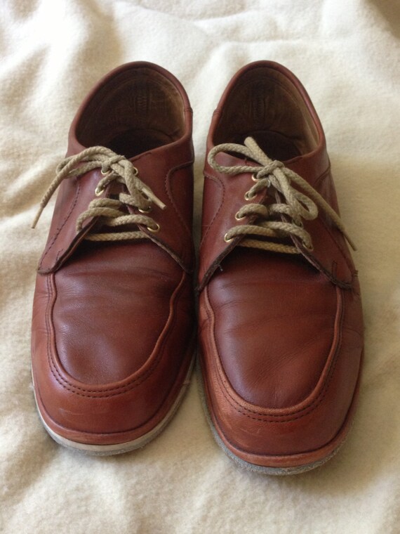 Vintage Dexter 1980s Brown Leather Bowling Shoes Mens Size 12