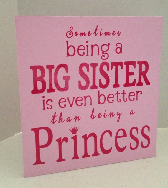 Items similar to Sometimes being a sister is even better than being a ...