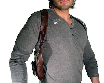 Revolverbag men holster bag men bag halter men leather bag men "Louis"