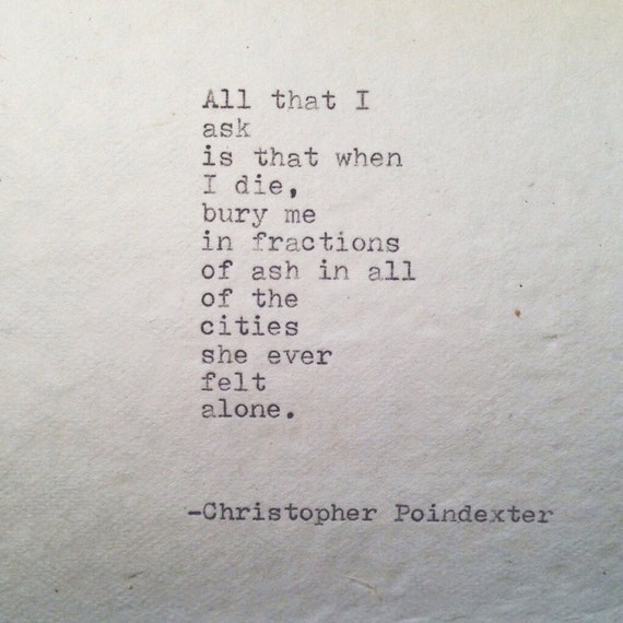 The Universe and Her and I poem 49 by Christopherspoetry on Etsy