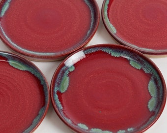 Coaster, Stoneware coaster, Set of four. pottery coaster, ceramic coaster, stoneware dish, pottery dish, ceramics and pottery, coaster