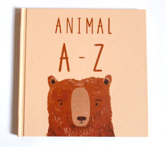 Items similar to Illustrated Animal A-Z Childrens Book - Animal Screen