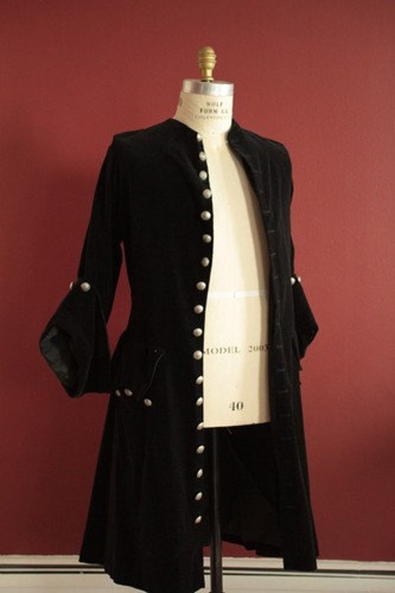 long black frock coat
