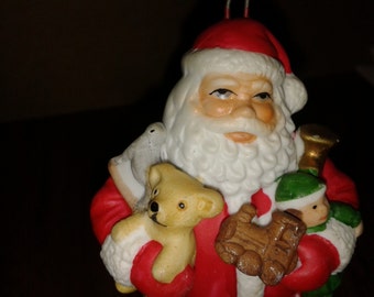 1982 Milano Porcelain Santa Claus by Eda Ornament