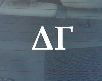 Delta Gamma Sorority Sticker Window Laptop Car Decal Vinyl Ipad Iphone 3" 6" 8"