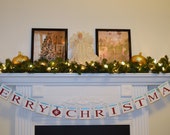 Merry Christmas Banner, Tiffany Inspired Christmas, Christmas Banner Garland, Christmas Decor Il_170x135