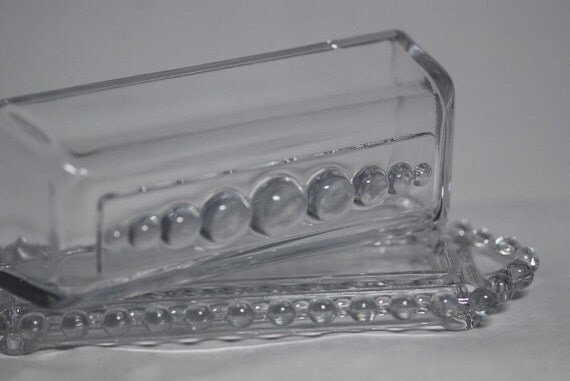 Candlewick Imperial Glass Covered Butter Dish 3238