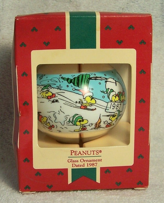 hallmark keepsake christmas ornament 1987 mib a peanuts hallmark keepsake christmas ornament 1987 mib a peanuts