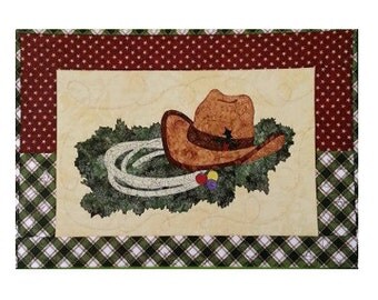 Bigfork Bay Cotton Company Christmas Roundup Applique Quilt Pattern