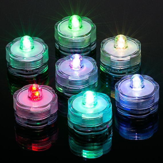 LED Floral Submersible Lights Waterproof 12pack by PartySpin