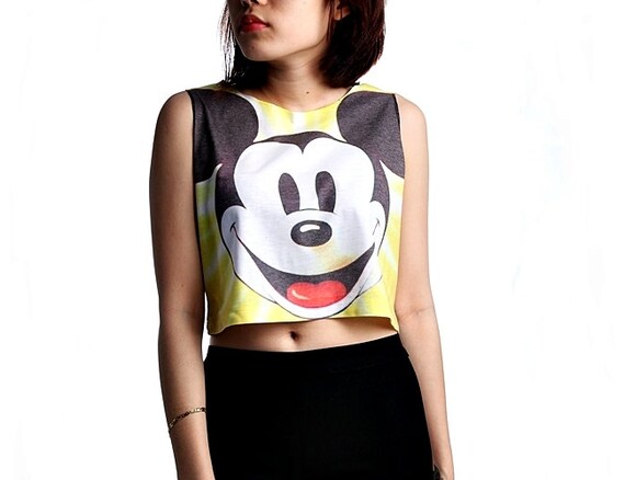 mickey crop top