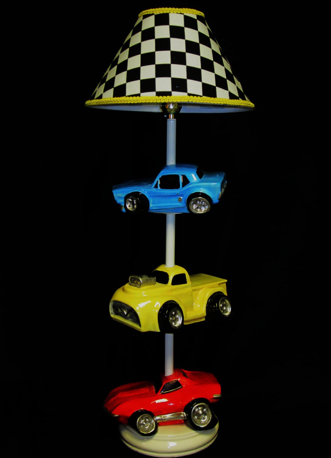 Car Lamp Hot Rods Race Cars Boy's Room Lighting