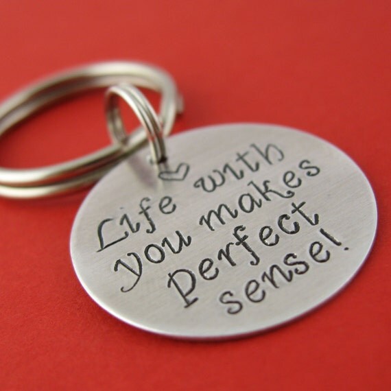 Custom Keychain - Personalized with Your Text, Song Lyric, Quote or