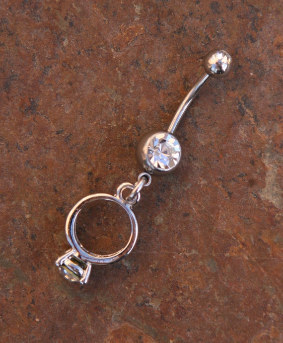 Blingin Wedding Engagement Ring DeSIGNeR Belly Button Ring