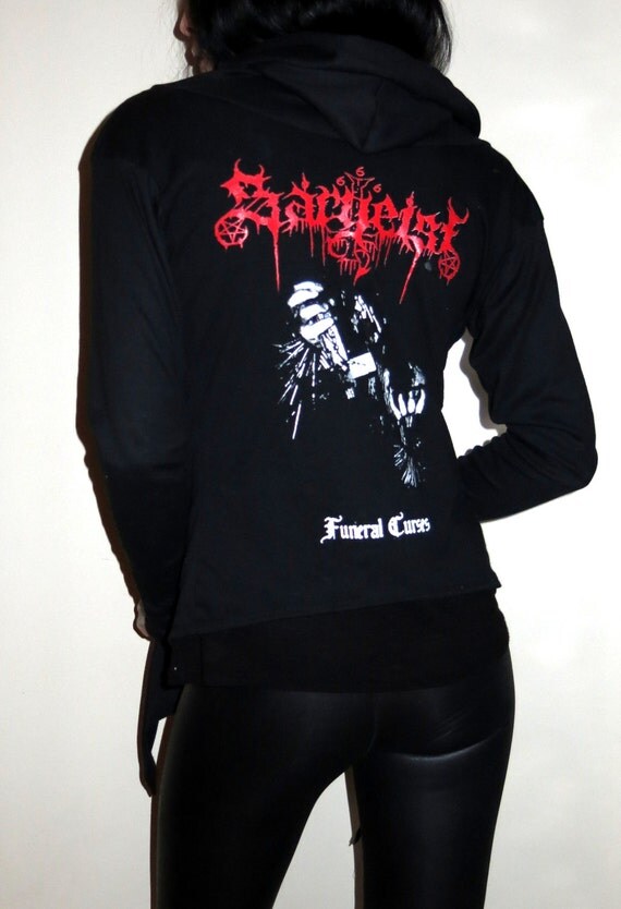 Sargeist Funeral Curses Drape Hoodie
