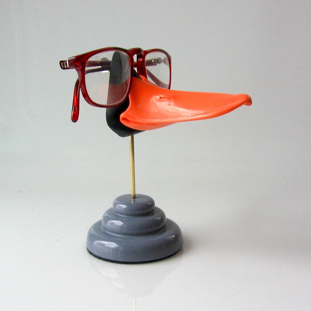 Duckbill eyeglass stand Funny sunglasses display Kids by ArtAkimbo