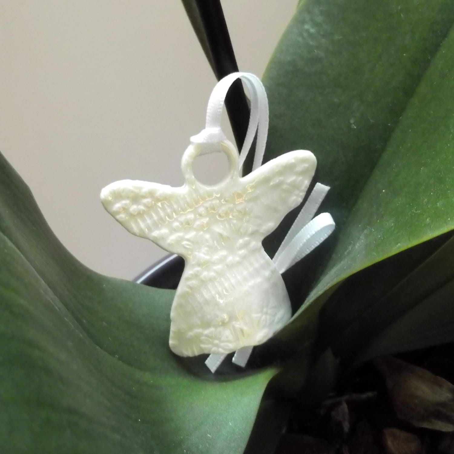Handmade Porcelain Christmas Angel Decoration Perfect Xmas Tree Decoration Gift
