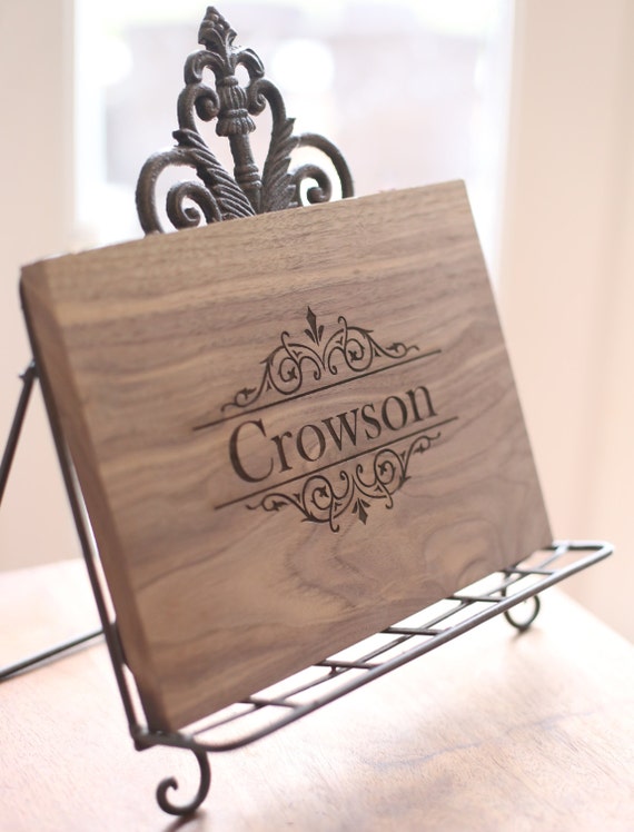 Personalized Cutting Board Engraved Wood Gift Hostess First Christmas Wedding Gift Under 30 (Item Number 140385) NEW LISTING by braggingbags