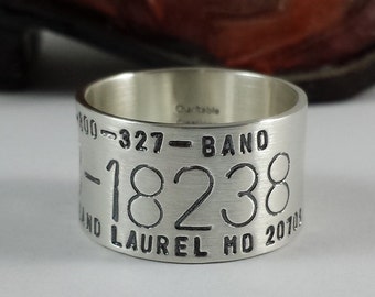 goose band wedding rings