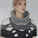 Reserved for Guity Universal Grey Crochet Poncho Shawl ,Chunky Knit ,Crochet Scarf Cowl, Crochet Vest Sweater - Fall Fashion Ready to ship