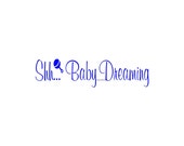 SHH Baby Dreaming - Vinyl Wall Decal - Wall Decals, Nursery Wall Decals, Baby Room Decals, Baby Sleeping Sign, Nursery Door Decor