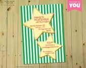 Christmas SUGAR COOKIE Invitation - Personalized DIY Printable Star Invite // Christmas Party // Christmas Card // Cookie Exchange Il_170x135