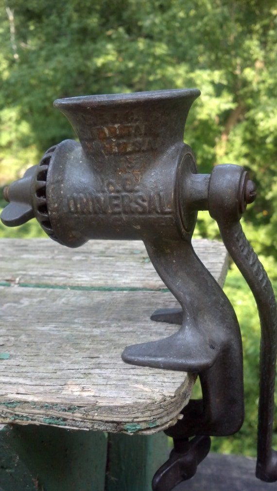 Vintage Universal Food Grinder 1897 by LipstickLounge on Etsy