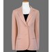 SALE, Vintage 1970s Wool Blazer, 70s Blazer Jacket, Peach Pink Blazer, Secretary Blazer, Spring Blazer, Medium Large M ML L