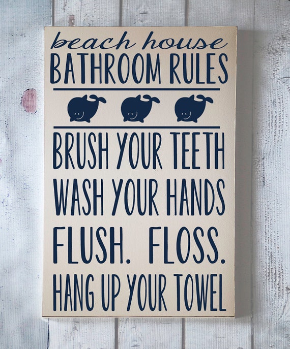 Items similar to Children Wall Art - Beach Theme Bathroom ...