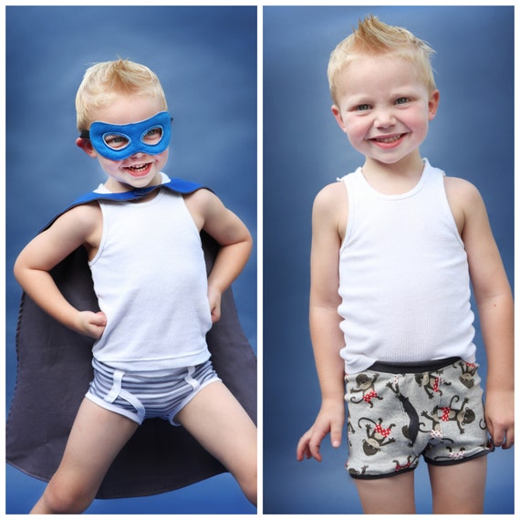 Classic Briefs and Boxer Briefs: Boys Underwear Sewing Pattern
