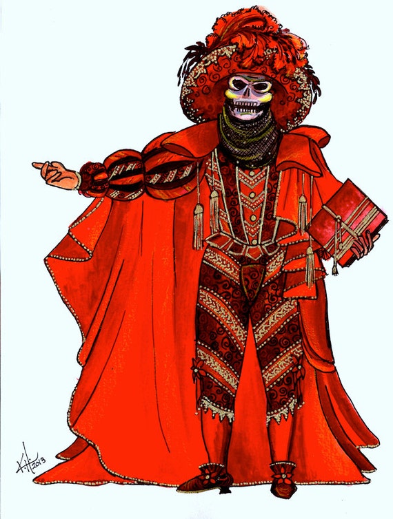 red death phantom of the opera costume