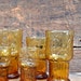 Vintage Libby's COUNTRY GARDEN Daisy Glasses, 5 Inch Water Glass Size