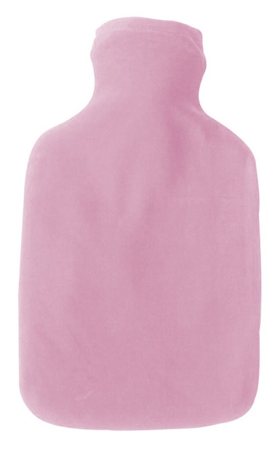 Items similar to Warm Tradition Pink Fleece Hot Water Bottle Cover
