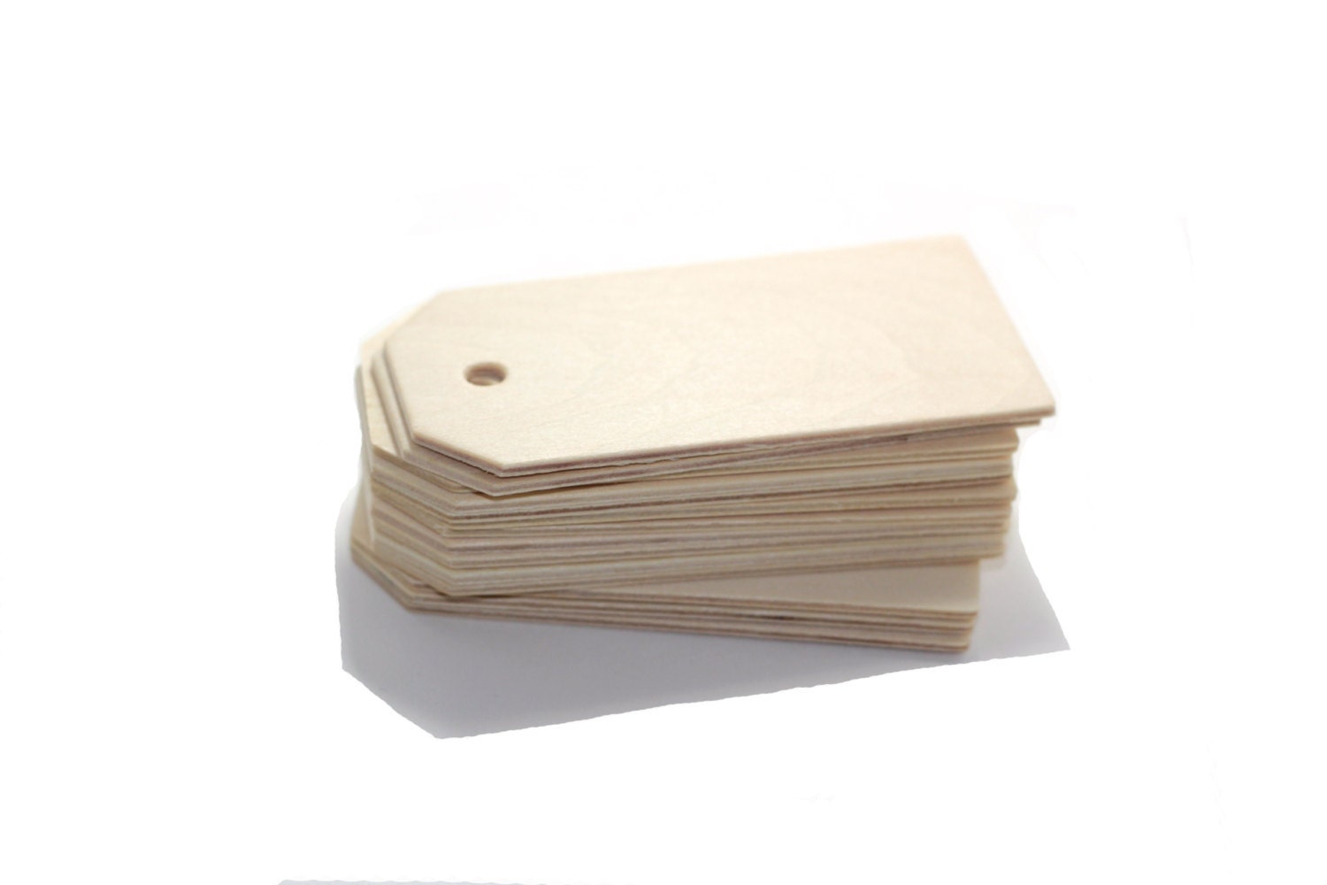 50 DIY Wood Tags Blank Natural Rustic Gift by ThePetitePackage